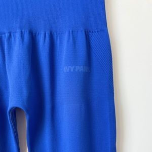 IVY PARK High Rise compression royal blue leggings size S/M